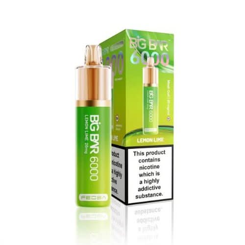 Feoba Big Bar 6000 Puffs Disposable Vape Device - Lemon Lime
